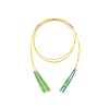 jumper de fibra optica monomodo 9/125 os2, sc/apc lc/apc duplex, ofnr (riser), color amarillo, 2 metros