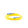 jumper de fibra optica monomodo 9/125 os2, lc lc duplex, ofnr (riser), color amarillo, 10 metros