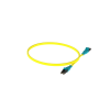 jumper de fibra optica monomodo 9/125 os2, lc lc duplex push pull, ofnr (riser), color amarillo, 3 metros