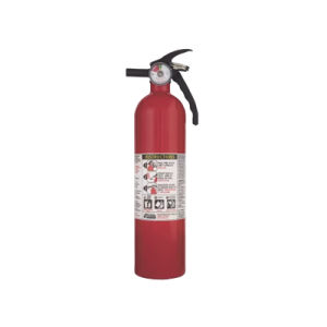 extintor desechable de polvo químico seco | fuegos clase a, b y c | soporte metálico | paquete con 6 | 2.5 lb pieza