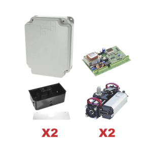 kit de operadores subterraneos faac s800 a 115v para puertas abatibles / para puertas de hasta 2 metros y 800 kg