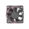 ventilador anticondensante axial cuadrado, 60x60x25 mm, 12 vcc, 4390 rpm, 1.8 w, 0.15 a, flujo de aire de 25.0 cfm, unión sellada.