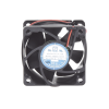 ventilador anticondensante axial cuadrado, 60x60x25 mm, 12 vcc, 4390 rpm, 1.8 w, 0.15 a, flujo de aire de 25.0 cfm, unión sellada.