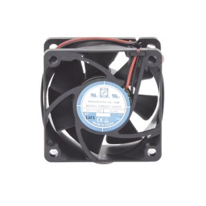 ventilador anticondensante axial cuadrado, 60x60x25 mm, 12 vcc, 4390 rpm, 1.8 w, 0.15 a, flujo de aire de 25.0 cfm, unión sellada.