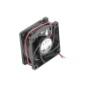 ventilador anticondensante axial cuadrado, 60x60x25 mm, 24 vcc, 4500 rpm, 2.9 w, 0.12 a, flujo de aire de 25.0 cfm, unión sellada.