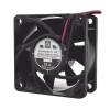 ventilador anticondensante axial cuadrado, 60x60x25 mm, 24 vcc, 4500 rpm, 2.9 w, 0.12 a, flujo de aire de 25.0 cfm, unión sellada.