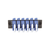 placa acopladora de fibra optica fap, con 12 conectores lc duplex (24 fibras), para fibra monomodo os1/os2, color azul