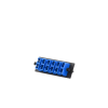 placa acopladora de fibra optica fap, con 6 conectores sc duplex (12 fibras), para fibra monomodo os1/os2, color azul