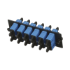 placa acopladora de fibra optica fap, con 6 conectores sc duplex (12 fibras), para fibra monomodo os1/os2, color azul