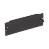 placa ciega fap, para reservar espacio de uso futuro en paneles de fibra Óptica, color negro