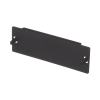 placa ciega fap, para reservar espacio de uso futuro en paneles de fibra Óptica, color negro