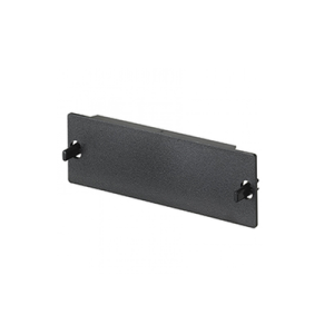 placa ciega fap, para reservar espacio de uso futuro en paneles de fibra Óptica, color negro