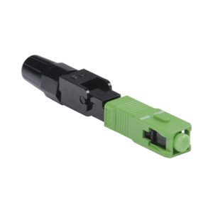 conector rápido de instalación en campo, monomodo, sc/apc, pre pulido, re terminable, ideal para aplicaciones fttx