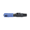 conector rápido de instalación en campo, monomodo, sc/upc, pre pulido, re terminable, ideal para aplicaciones fttx