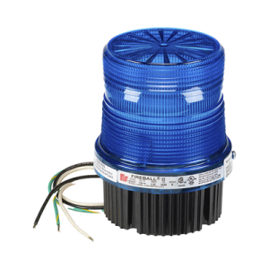 estrobo fireball para ubicaciones peligrosas, ul y cul, 120 vca, azul