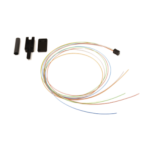 kit breakout de 6 fibras, para convertir fibra (loose tube) de 250 a 900 micras, 1 metro