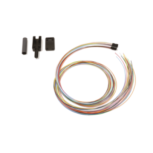 kit breakout de 24 fibras, para convertir fibra (loose tube) de 250 a 900 micras, 1 metro