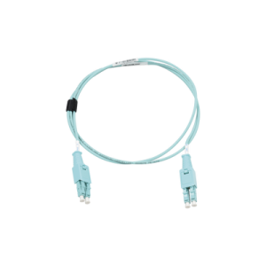 jumper de fibra Óptica bladepatch lc lc duplex, ls0h, multimodo 50/125 om3, ofnr, color aqua, 1 metro