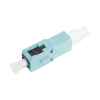 conector de fibra Óptica pre pulido lightbow sc simplex, multimodo 50/125 (om3/om4), re terminable, color aqua