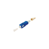 conector de fibra Óptica pre pulido lightbow sc/upc simplex, monomodo os1/os2, re terminable, color azul