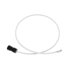 cable de conexión en campo jack a plug rj45, categoría 6a, cmp (plenum), 1 metro, color blanco