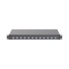 distribuidor de fibra Óptica, con 12 conectores lc duplex (24 fibras), para fibra multimodo om3/om4, 1 ur