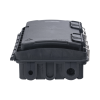 caja de distribución de fibra Óptica, hasta 96 empalmes, exterior ip65, color negro