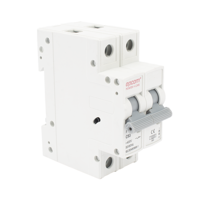 protección térmica/ interruptor 2p, 63 a, corriente alterna 400 vca para aplicación fotovoltaica montaje riel din protección térmica/ interruptor 2p, 63 a, corriente alterna 400 vca para aplicación fotovoltaica montaje riel din