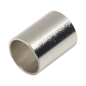 férula casquillo en chapa de plata para plegar en cables del grupo e, i como rg 8/u, rg 213/u, lmr 400.
