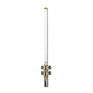 antena de fibra de vidrio para base, omnidireccional, 824 896 mhz, 6 db, 200 watt, n hembra.