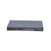 switch no administrable poe+ extender, aislamiento vlan de 16 puertos +, 2 combo tp/sfp gigabit y pantalla