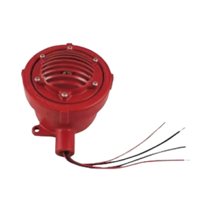 bocina vibratone a prueba de explosiones para exterior y ubicaciones peligrosas, 24 vcd, roja