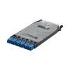 cassette hd flex™ con 6 puertos lc duplex (12 fibras), para fibra monomodo os2, color azul
