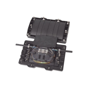 caja de distribución de fibra Óptica horizontal, hasta 48 empalmes, exterior ip68