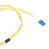 jumper de fibra Óptica monomodo (os2), xglo, riser, lc/upc lc/upc duplex, ofnr, color amarillo, 1 metro