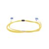 jumper de fibra Óptica monomodo (os2), xglo, riser, lc/upc lc/upc duplex, ofnr, color amarillo, 1 metro