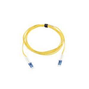 jumper de fibra Óptica monomodo (os2), xglo, riser, lc/upc lc/upc duplex, ofnr, color amarillo, 3 metros