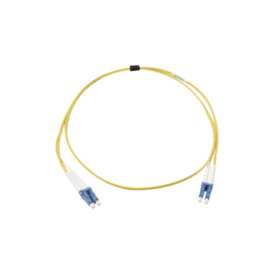 jumper de fibra Óptica monomodo (os2), xglo, riser, lc/upc lc/upc duplex, ofnr, color amarillo, 5 metros