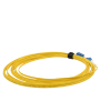 jumper de fibra Óptica monomodo (os2), xglo, riser, lc/upc lc/upc duplex, ofnr, color amarillo, 7 metros