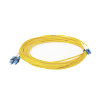 jumper de fibra Óptica monomodo (os2), xglo, lc/upc sc/upc duplex, ofnr, color amarillo, 10 metros