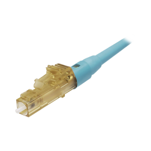conector de fibra Óptica lc simplex opticam, multimodo 50/125 om3/om4, pre pulido, color aqua