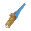 conector de fibra Óptica lc simplex opticam, monomodo 9/125 os2, pre pulido, color azul