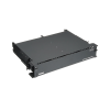 panel de distribución de fibra Óptica, acepta 12 cassettes hd flex™ y 144 fibras por ur, hasta, 2 ur