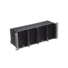 panel de distribución de fibra Óptica, acepta 12 cassettes hd flex™ y 144 fibras por ur, 4ur