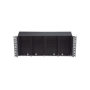 panel de distribución de fibra Óptica, acepta 12 cassettes hd flex™ y 144 fibras por ur, 4ur