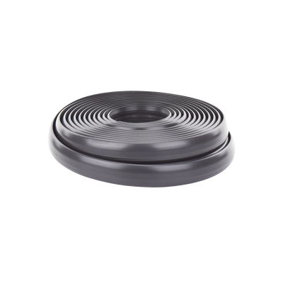 canaleta flexible negra de pvc auto extinguible, para instalaciones eléctricas en piso ó zóclo (rollo de 25mts.) (9300 05040) canaleta flexible negra de pvc auto extinguible, para instalaciones eléctricas en piso ó zóclo (rollo de 25mts.) (9300 05040)