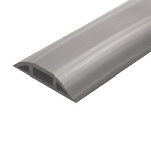 canaleta flexible gris de pvc auto extinguible, (rollo de 25mts.) (9300 05030)