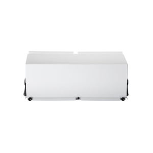 placa para administración de cables de fibra Óptica en paneles hd flex™, 4 ur, color negro