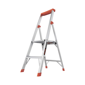 escalera con 2 peldaños de 1.2 metros de aluminio.