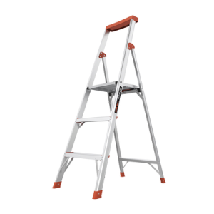 escalera con 3 peldaños de 1.5 metros de aluminio.